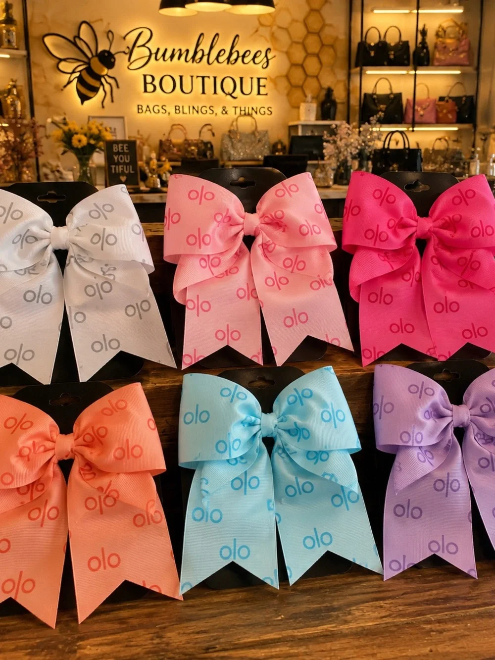 Fashion Inspired Hair Bow - Assorted Colors